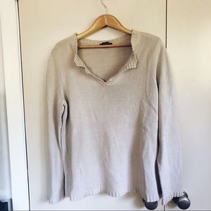 Eddie Bauer Split Neck Sweater